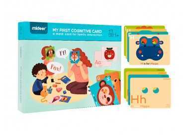Juego didactico mideer mi primera tarjeta cognitiva en ingles