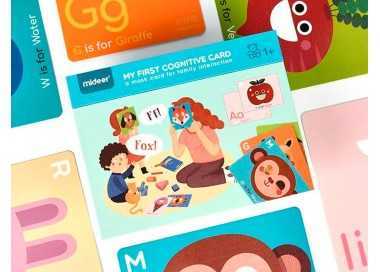 Juego didactico mideer mi primera tarjeta cognitiva en ingles