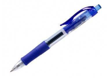 Boligrafo q-connect sigma retractil con sujecion de caucho tinta gel 0,5 mm color azul Boligrafo q-connect sigma retractil con sujecion de caucho tinta gel 0,5 mm color azul