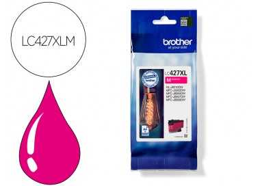 Ink-jet brother lc427xlm mfcj5955dw / 6955dw alta capacidad magenta 5000 paginas