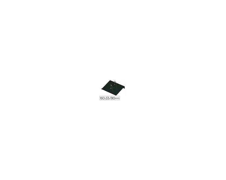 Portacalendario plastico faibo para bloc bufete 100% reciclable color negro 160x33x190 mm