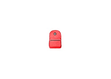 Cartera antartik mochila con asa y bolsillo frontal concremallera color rojo 320x140x430 mm