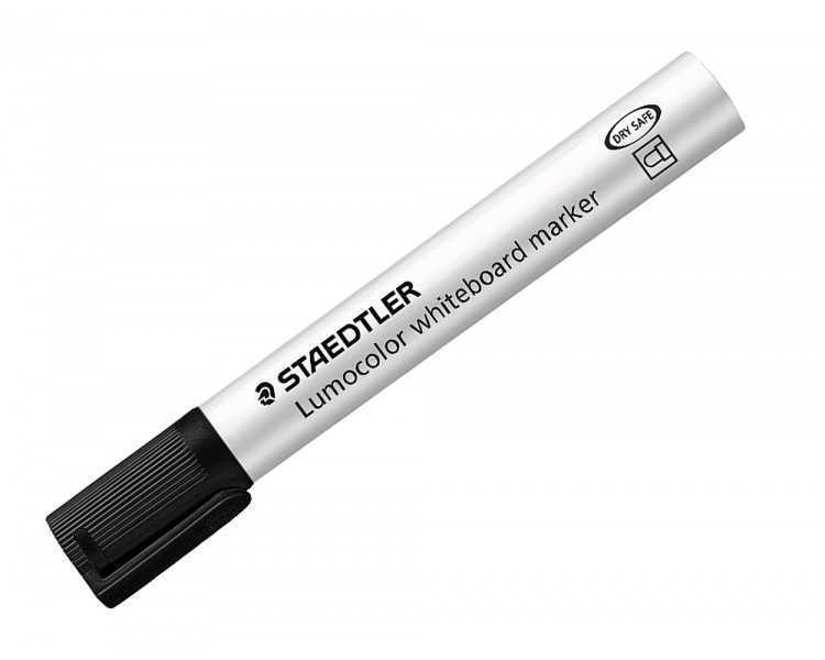 Rotulador staedtler lumocolor 351 para pizarra blanca punta redonda 2 mm recargable color negro