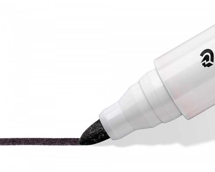 Rotulador staedtler lumocolor 351 para pizarra blanca punta redonda 2 mm recargable color negro