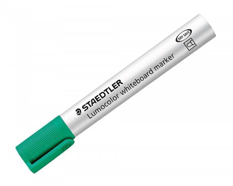 Rotulador staedtler lumocolor 351 para pizarra blanca punta redonda 2 mm recargable color verde claro