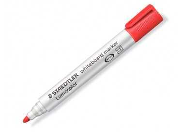 Rotulador staedtler lumocolor 351 para pizarra blanca punta redonda 2 mm recargable color rojo