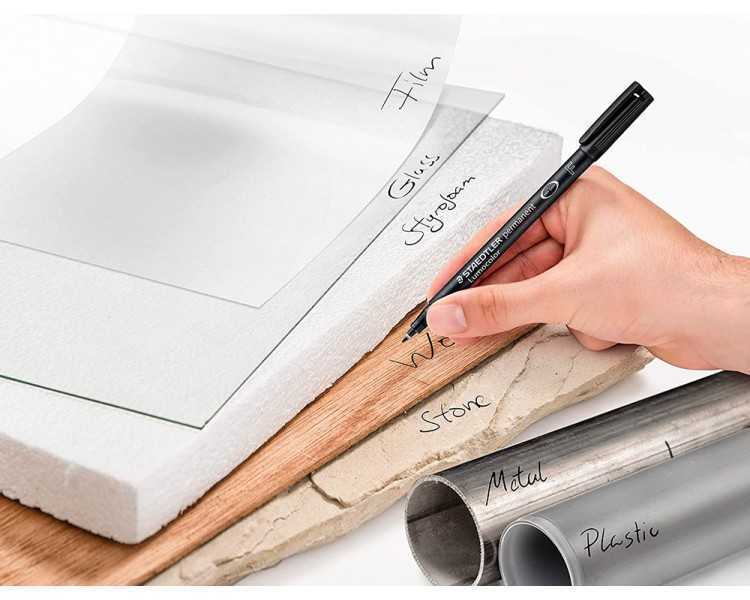 Rotulador staedtler lumocolor retroproyeccion punta de fibra 318 caja de 10 unidades colores surtidos