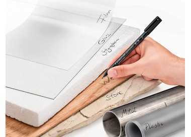 Rotulador staedtler lumocolor retroproyeccion punta de fibra 318 caja de 10 unidades colores surtidos