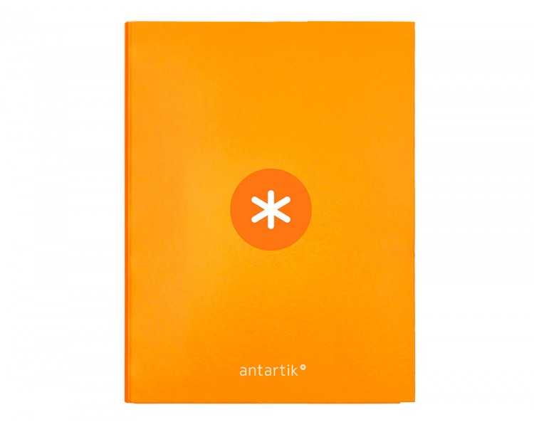 Carpeta antartik a4 forrada 4 anillas 25 mm redondas color mostaza