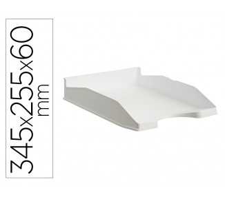 Bandeja sobremesa archivo 2000 ecogreen plastico 100% reciclado apilable formatos din a4 y folio color blanco