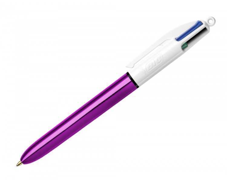 Set escritura bic 1 cuatro colores shine + 1 fluorescente grip pastel + 1 notebook