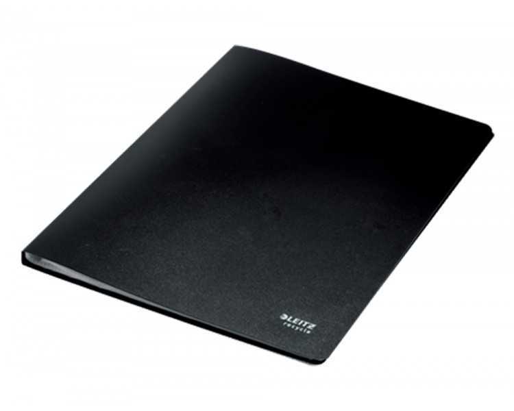Carpeta leitz recycle escaparate din a4 20 fundas polipropileno negro