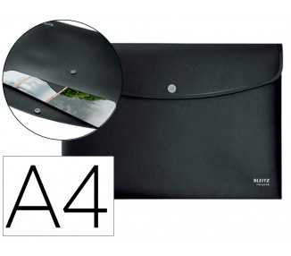 Carpeta leitz recycle portadocumentos broche din a4 polipropileno negro