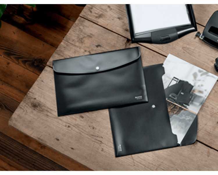 Carpeta leitz recycle portadocumentos broche din a4 polipropileno negro
