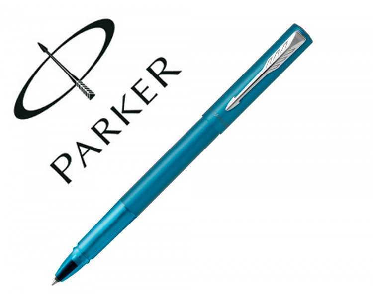 Roller parker vector xl azul teal punta fina