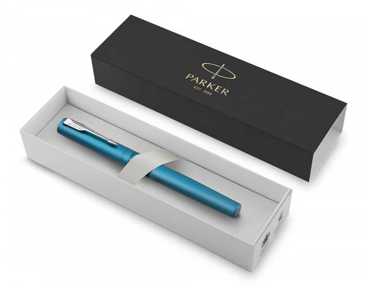 Roller parker vector xl azul teal punta fina