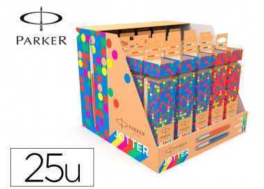Boligrafo parker jotter originals cracker expositor de 25 unidades surtidas