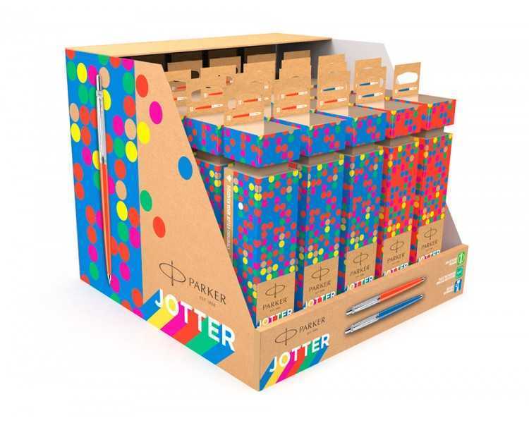 Boligrafo parker jotter originals cracker expositor de 25 unidades surtidas