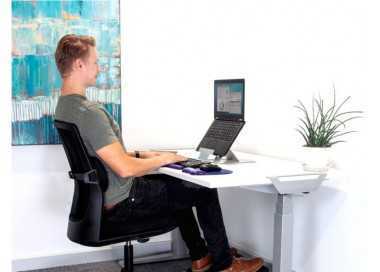 Soporte fellowes hylyft para portatil plegable aluminio ajustable 6 alturas Soporte fellowes hylyft para portatil plegable aluminio ajustable 6 alturas