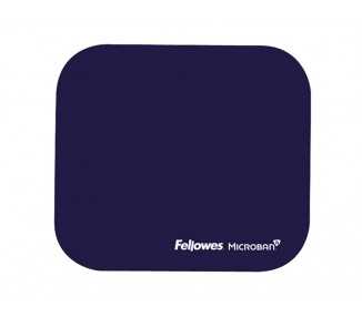 Alfombrilla para raton fellowes con proteccion microban color azul 226x192x3 mm