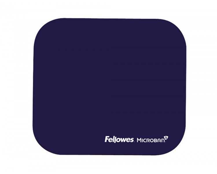 Alfombrilla para raton fellowes con proteccion microban color azul 226x192x3 mm