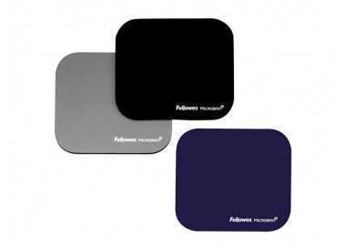 Alfombrilla para raton fellowes con proteccion microban color azul 226x192x3 mm