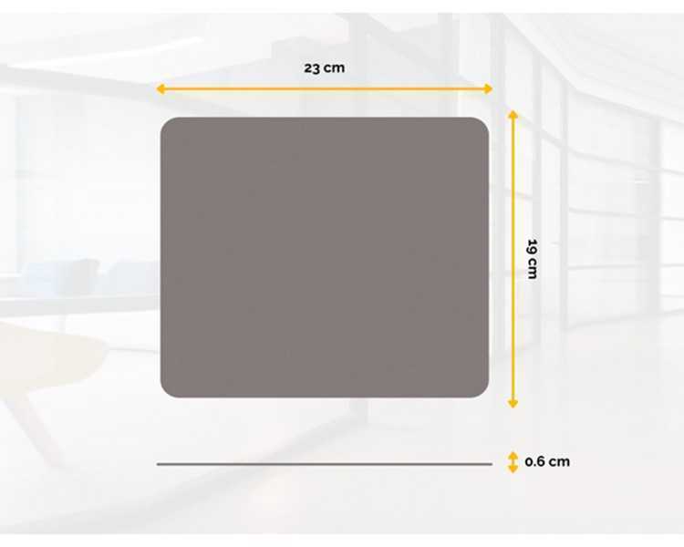 Alfombrilla para raton fellowes estandar reciclada 50% color gris