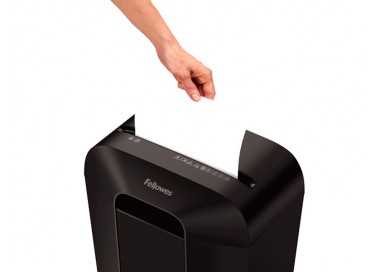 Destructora de documentos fellowes lx-41 capacidad 8h seguridad p4 destruye grapas clips y tarjeta papelera 17 l