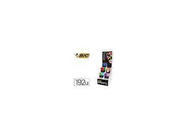Rotulador bic intensity fine punta de fibra 0,4 mm expositor 192 unidades colores surtidos 160x130x345 mm