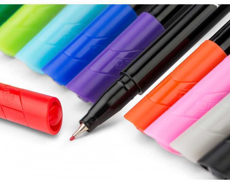 Rotulador bic intensity fine punta de fibra 0,4 mm expositor 192 unidades colores surtidos 160x130x345 mm