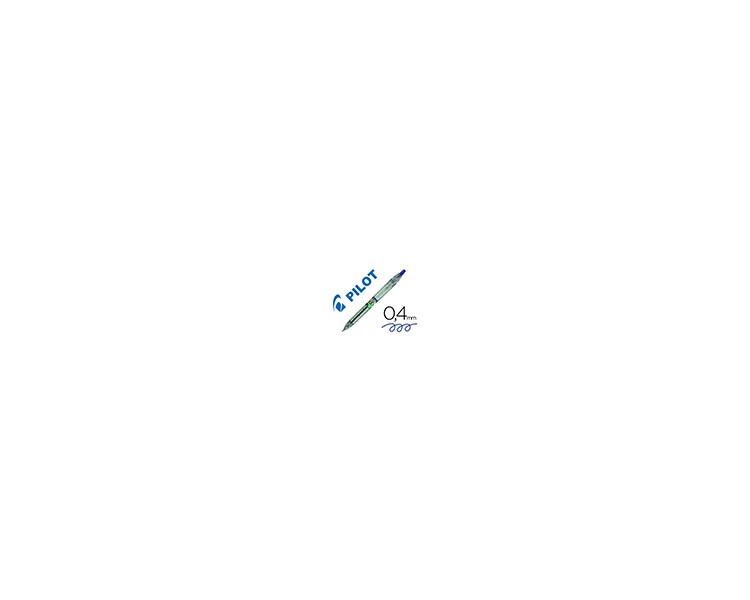 Boligrafo pilot ecoball plastico reciclado tinta aceite punta de bola 1 mm color azul