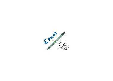 Boligrafo pilot ecoball plastico reciclado tinta aceite punta de bola 1 mm color negro