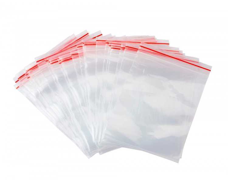 Bolsa plastico autocierre q-connect 120x180 mm paquete de 100 unidades