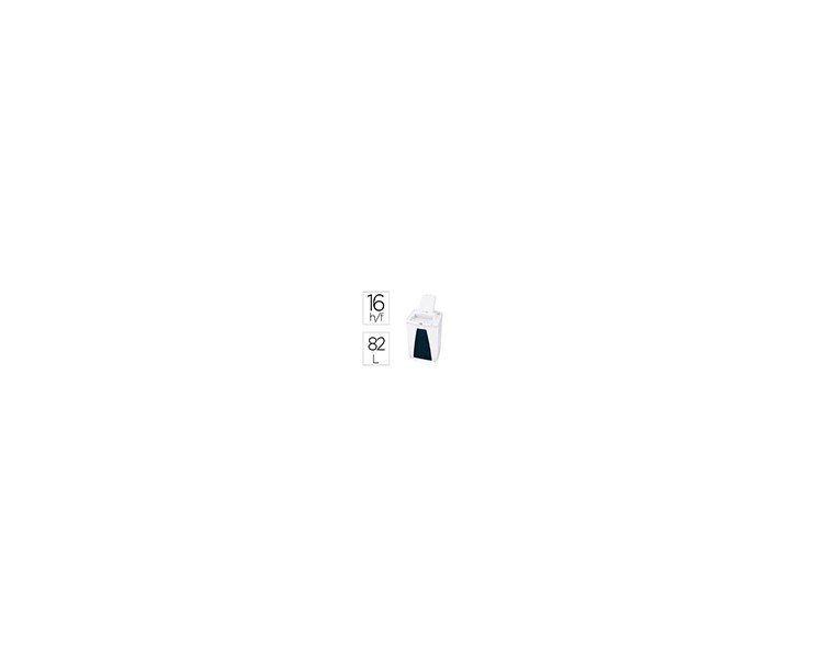Destructora de documentos hsm securio af500 capacidad corte 16 hojas en particulas destruye grapas clips cd y