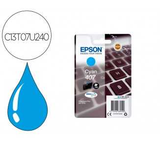 Ink-jet epson 407l clavier wf-4745 series cian 1900 paginas
