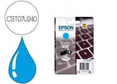 Ink-jet epson 407l clavier wf-4745 series cian 1900 paginas
