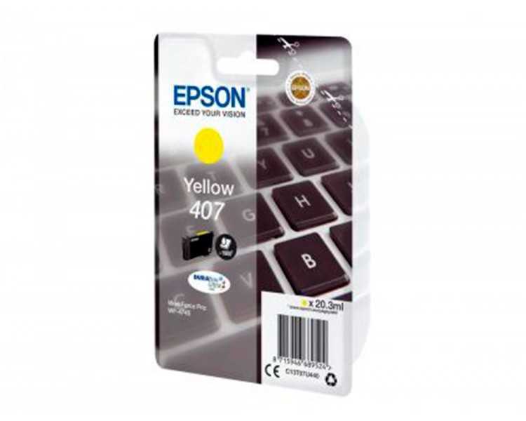Ink-jet epson 407l clavier wf-4745 series amarillo 1900 paginas