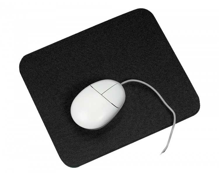Alfombrilla para raton basic q-connect negra 260x220x6 mm