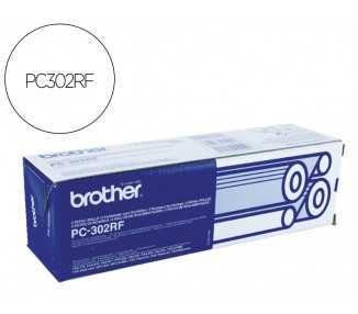 Repuesto fax brother pc302rf de transferencia termica duracion 235 paginas pack de 2 unidades