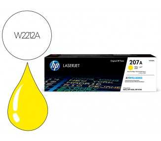 Toner hp 207a hp laserjet pro m255dw / m255nw / m282nw / m283fdn amarillo 1250 paginas