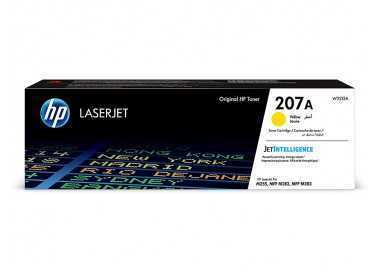 Toner hp 207a hp laserjet pro m255dw / m255nw / m282nw / m283fdn amarillo 1250 paginas