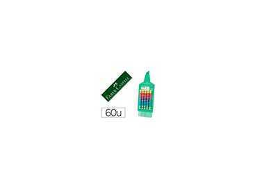 Rotulador faber fluorescente 1546 expositor de 60 unidades colores pastel surtidos