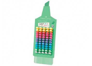 Rotulador faber fluorescente 1546 expositor de 60 unidades colores pastel surtidos