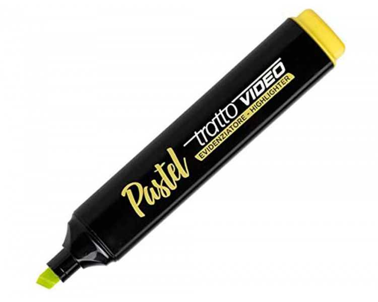 Rotulador tratto video pastel fluorescente expositor de 48 unidades colores surtidos
