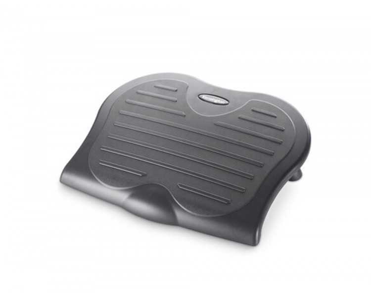 Reposapies kensington solesaver 3 alturas ajustablescolor negro 450x350 mm