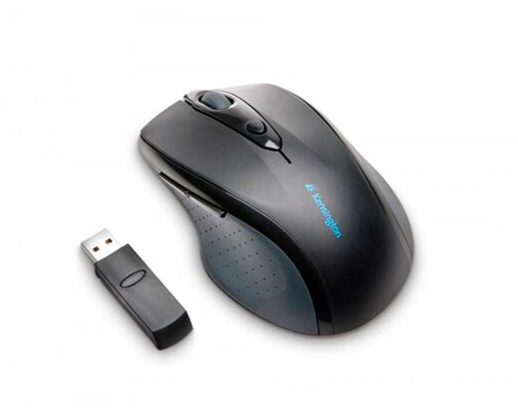 Raton kensington optico pro fit inalambrico usb 2,4 ghz negro
