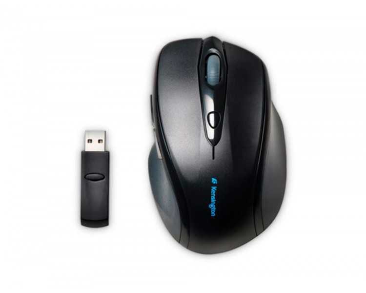 Raton kensington optico pro fit inalambrico usb 2,4 ghz negro
