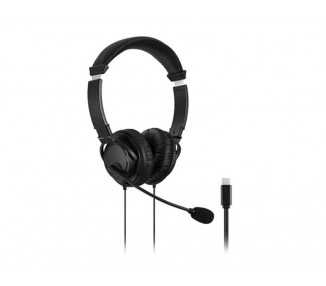 Auricular kensington hi-fi con microfono usb-c cable 180 cm