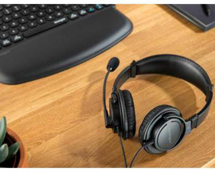Auricular kensington hi-fi con microfono usb-c cable 180 cm
