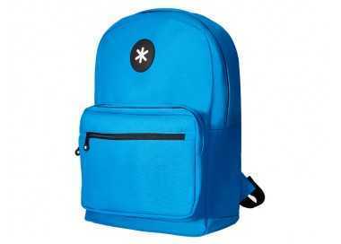 Cartera antartik mochila con asa y bolsillo frontal concremallera color azul 320x140x430 mm